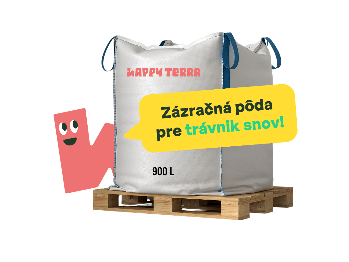 Trávnikový substrát s kompostom pre trávnik snov